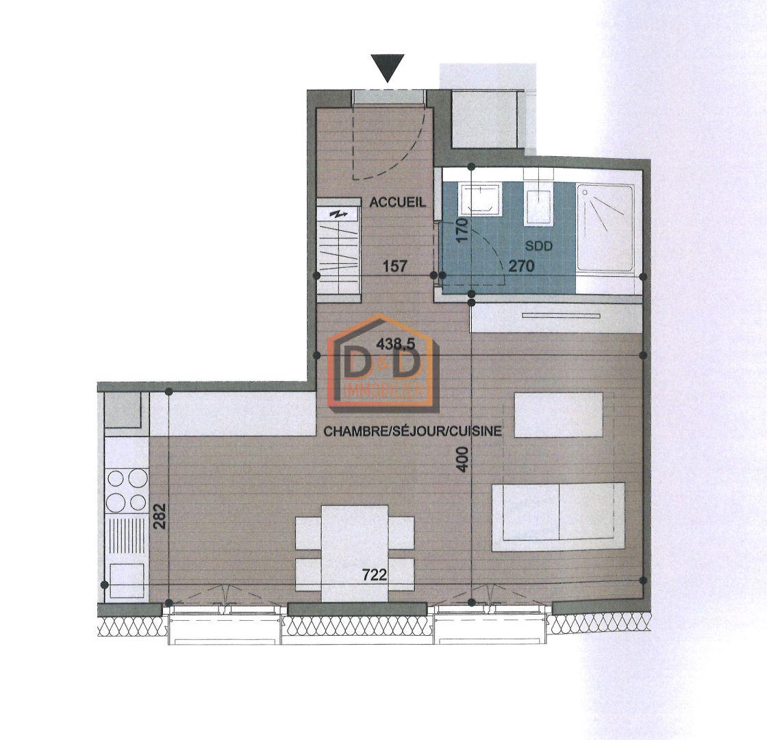 Appartement à Luxembourg-Gasperich, 35 m², 1 salle de bain, 1 450 €/mois